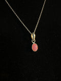 Sterling Pink Ethiopian Necklace