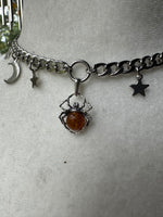 Spider Moon and Star Choker/Necklace