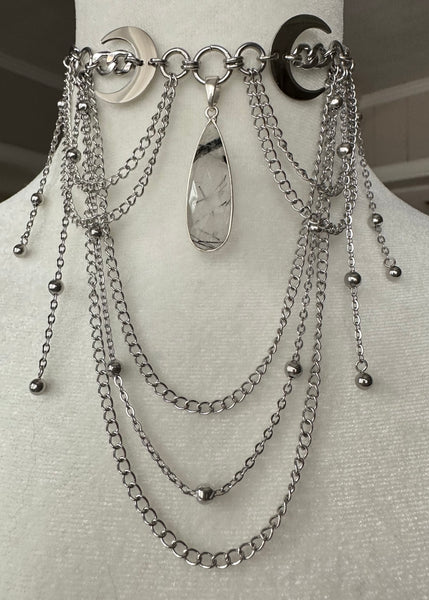 Rutilated Quartz Elegant Necklace