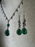 Green Onyx Leaf Set