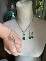 Green Onyx Leaf Set