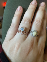 Rose Gold Ethiopian Opal Princess Ring
