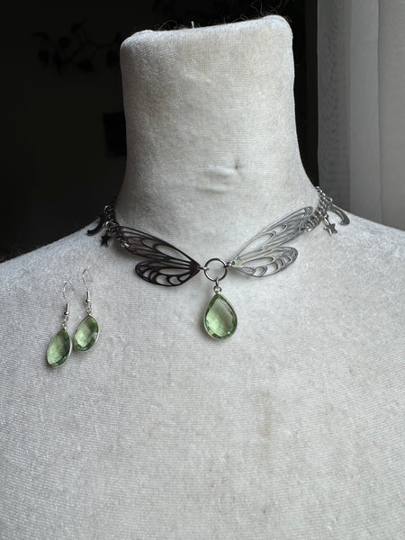Green Amethyst Fairy Set