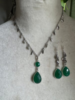 Green Onyx Leaf Set
