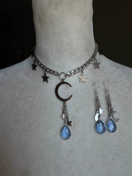 Iolite “The Vision Stone” moon set