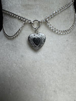 Sterling Silver Laced Locket