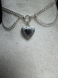 Sterling Silver Laced Locket