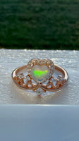 Rose Gold Ethiopian Opal Princess Ring