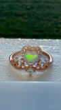 Rose Gold Ethiopian Opal Princess Ring