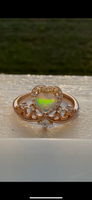 Rose Gold Ethiopian Opal Princess Ring