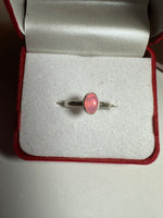 Sterling Pink Ethiopian Ring