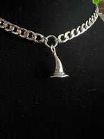 Sterling Witch Hat Choker