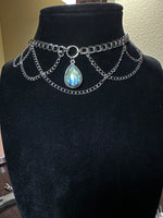 Faceted Laced Labradorite Necklace