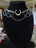 Simple Laced Moon Choker/Necklace
