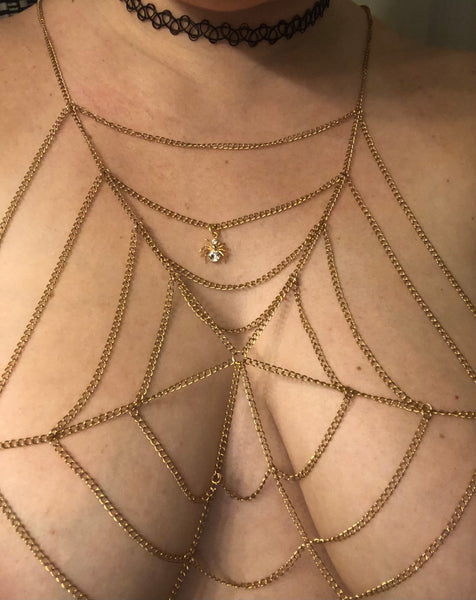 Gold Spiderweb Harness