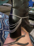 Simple Stainless Heel/Boot chains
