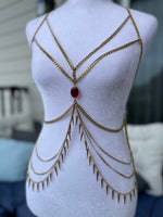 Gold Spiked Stone Harness