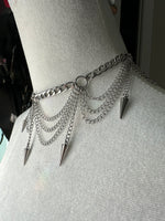 Laced Spiked Choke/Necklace