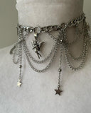 Extra Dramatic Laced Sterling Fairy Choker