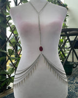 Stone Spiked Body Chain