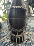 Gothic Reverse Crucifix Boot Chains