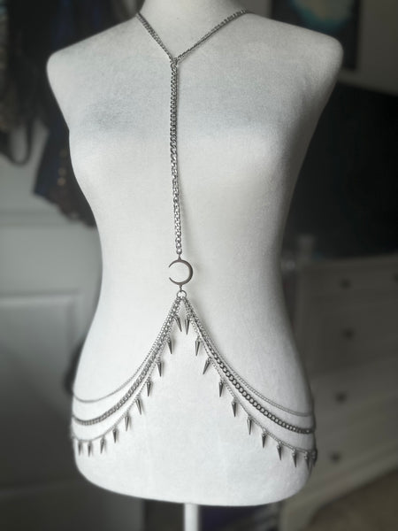 Spiked Moon Body Chain